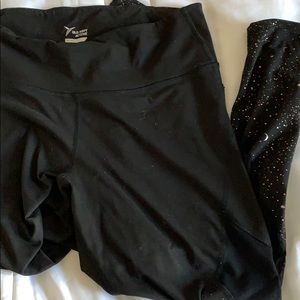 Old navy leggings with lunar theme and mesh